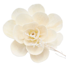 Diffuseur en bois blanc en gros de fleur de Sola pour l&#39;hôtel à la maison
